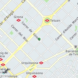 OpenStreetMap - Carrer Girona, 34, Barcelona